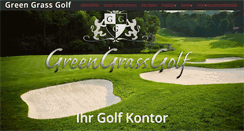 Desktop Screenshot of greengrassgolf.de
